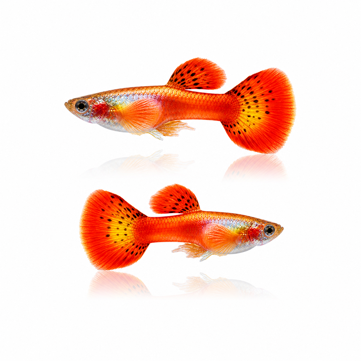 Sunset Guppy Males