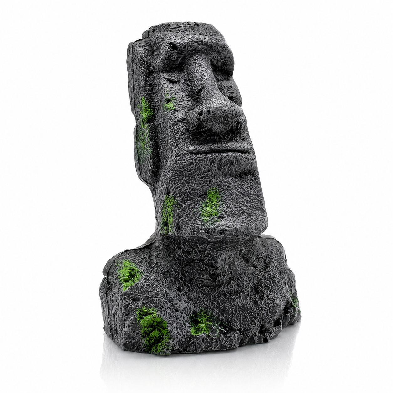 Ancient Moai Stone Aquarium Ornament