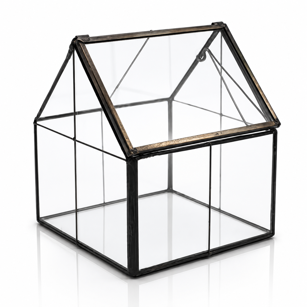 Glass Wardian House Terrarium Planter