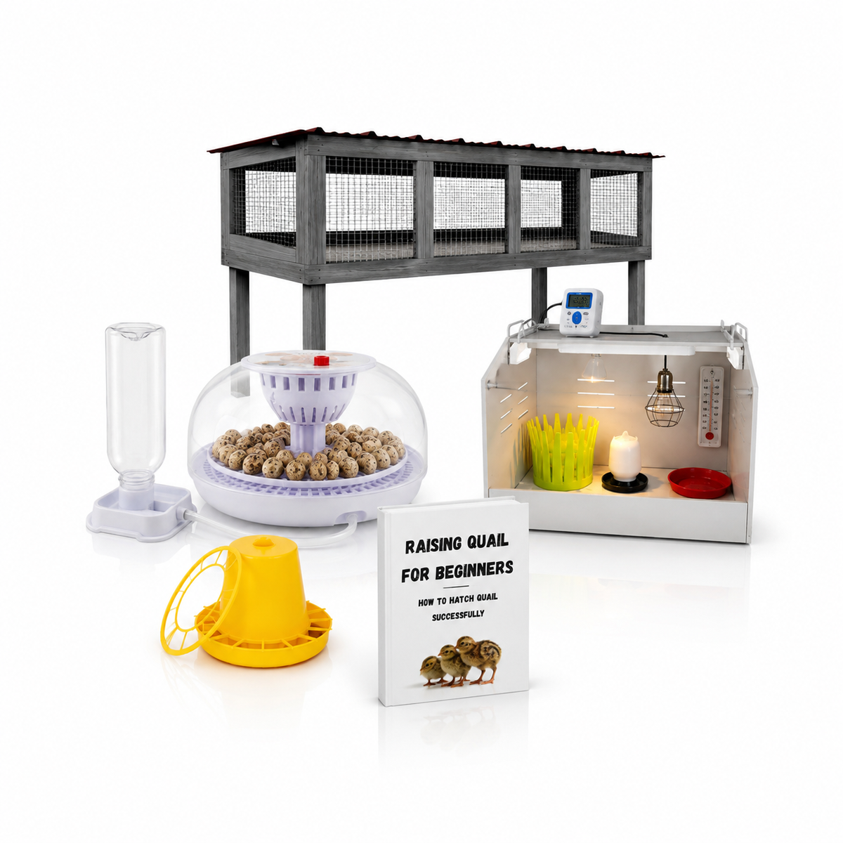 The Complete Quail Farming Starter Kit - Hatch, Brood & Raise