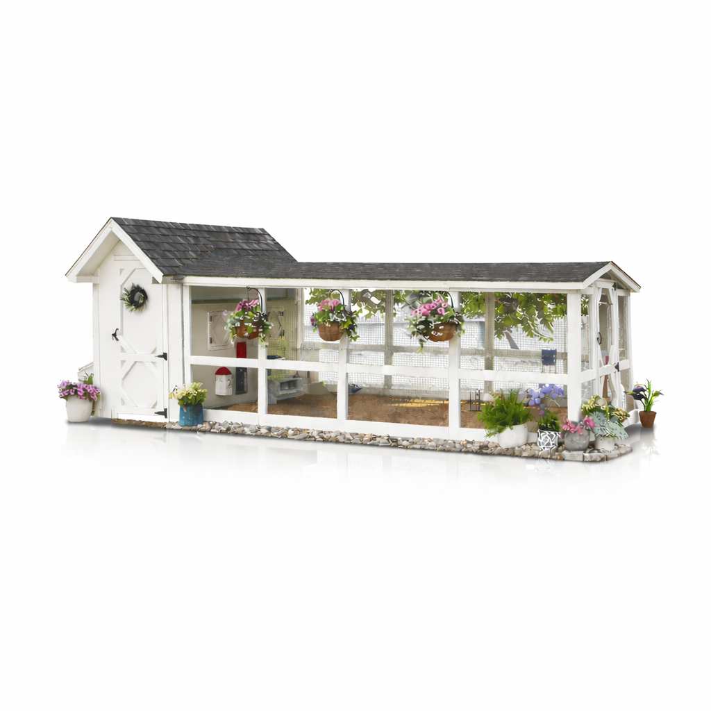 Elegant Chicken Coop With Run