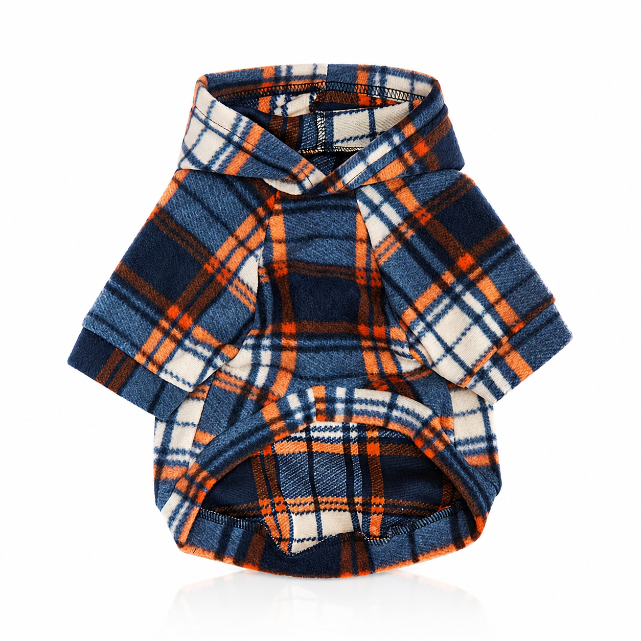Plaid Fleece-Lined Warm Comfortable Coat