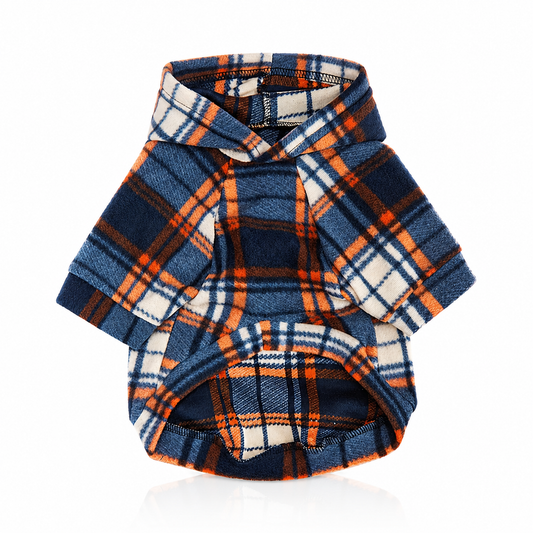 Plaid Fleece-Lined Warm Comfortable Coat