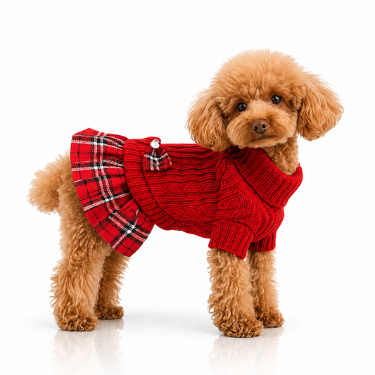 Cute Knitted Sweater Dress