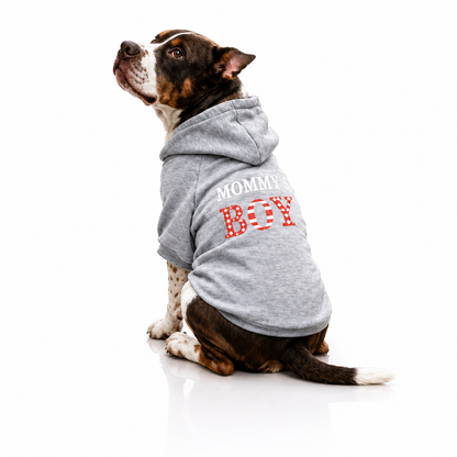 Mommy's Boy Dog Hoodie