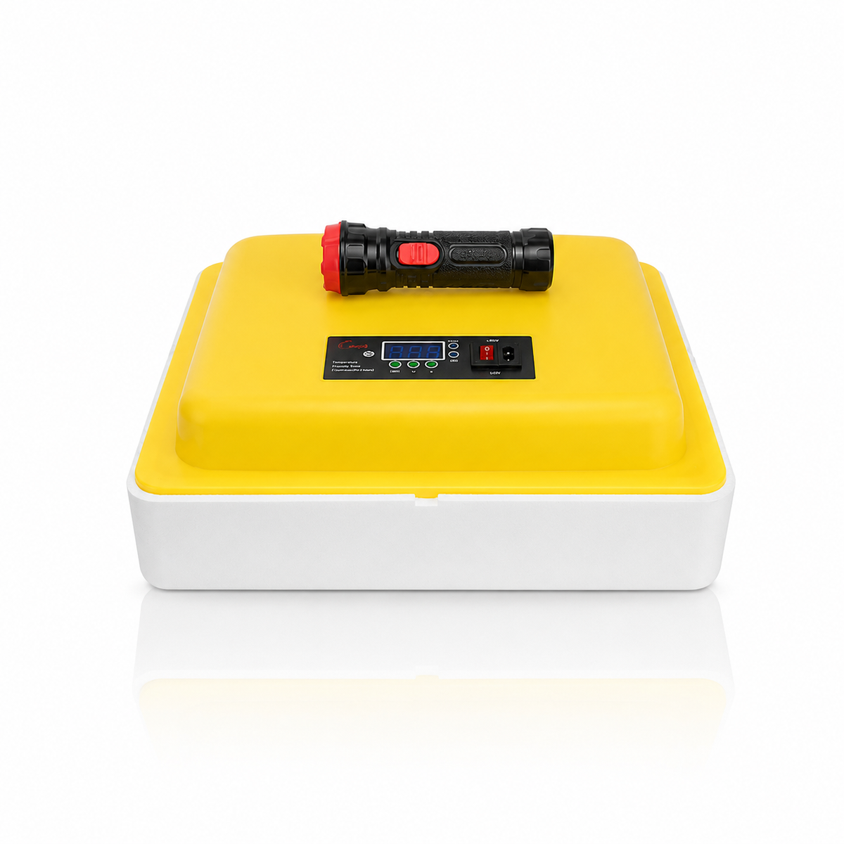 88 Egg Incubator-Manual turning - Plus Egg Candling Torch