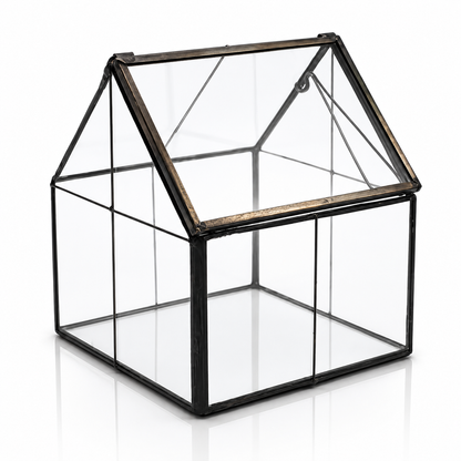 Glass Wardian House Terrarium Planter