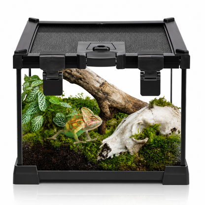 ApexVista Top-Opening Glass Reptile Terrarium