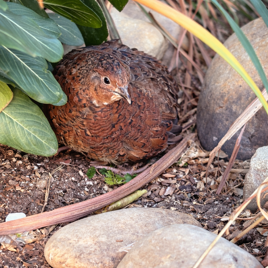 Chestnut the Quail